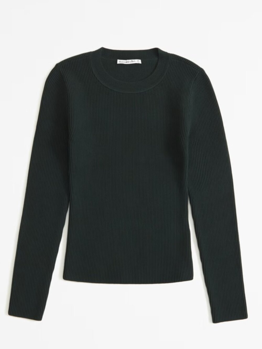 Abercrombie & Fitch Forest Green ribbed sweater